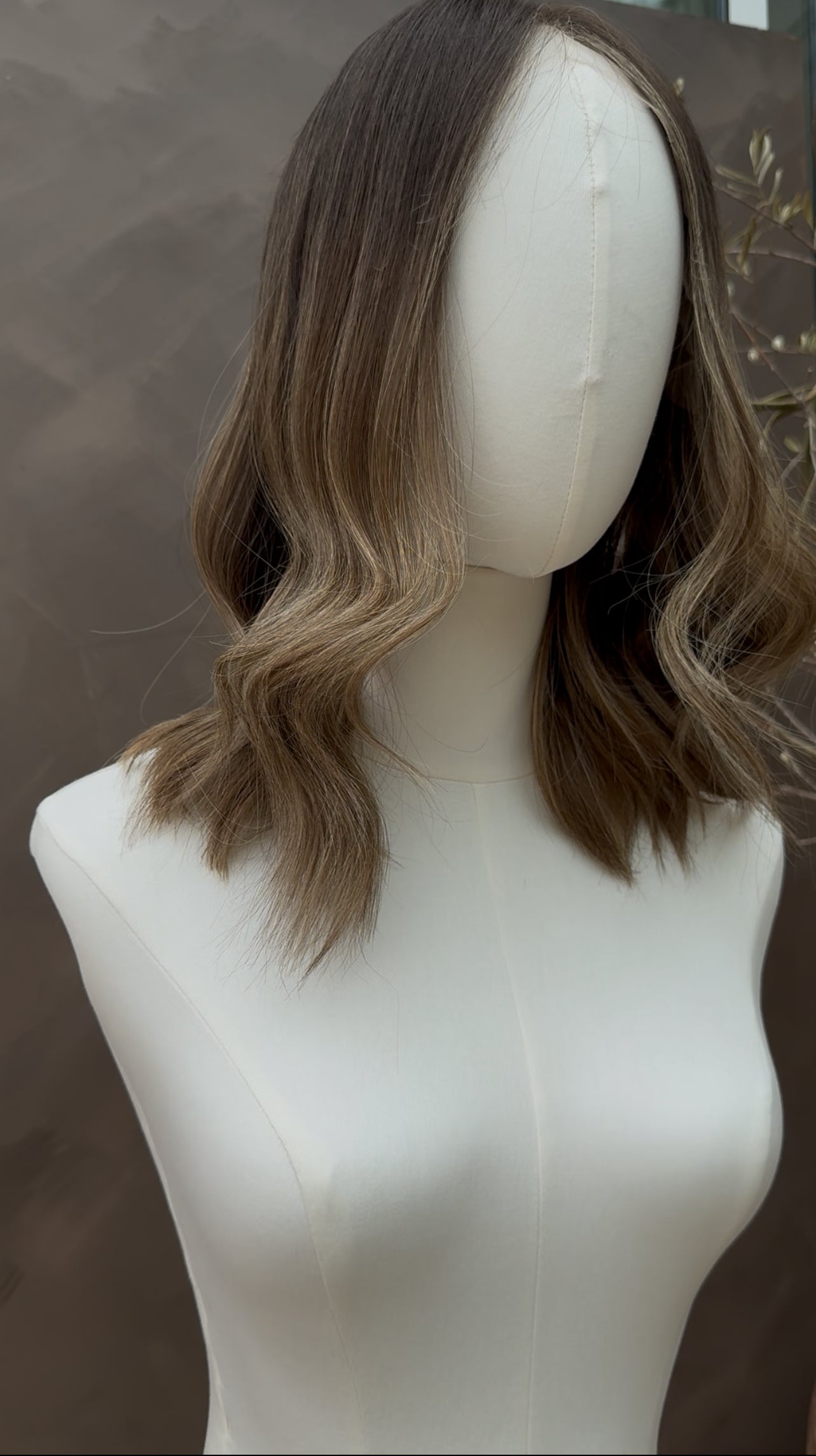 Tiger’s Eye – Balayage Glueless Human Hair Wig (Lace Top)