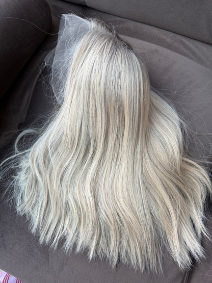 White Sapphire- Blonde Glueless Human Hair Wig UK | Lace Top Natural Wig