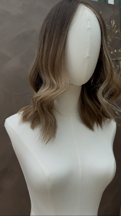 Tiger’s Eye – Balayage Glueless Human Hair Wig (Lace Top)