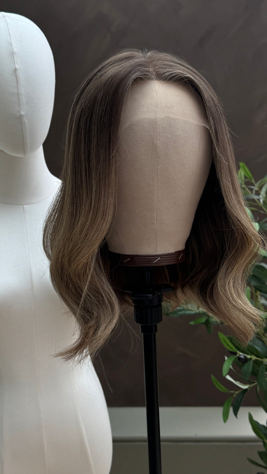 Tiger’s Eye – Balayage Glueless Human Hair Wig (Lace Top)