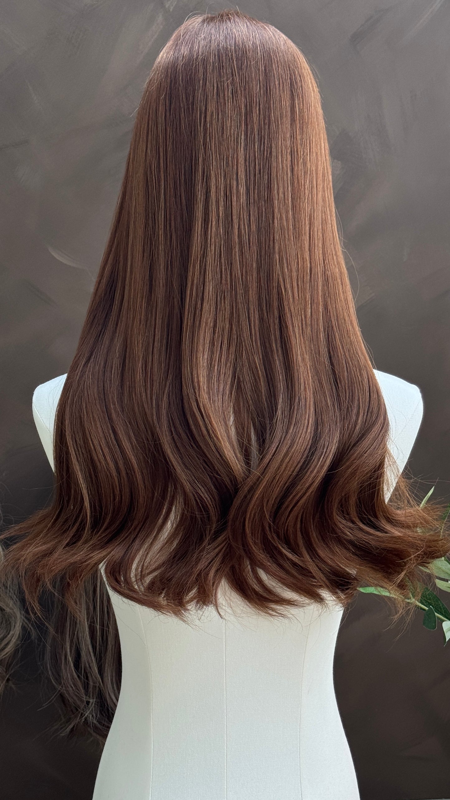 Sunstone – Copper Red Glueless Human Hair Wig (Lace Top)