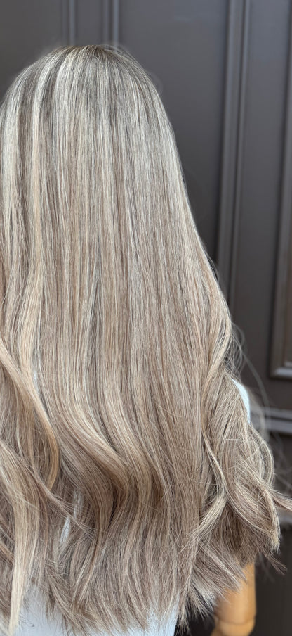 Olivine - Honey Blonde Glueless Human Hair Wig (Lace Top)