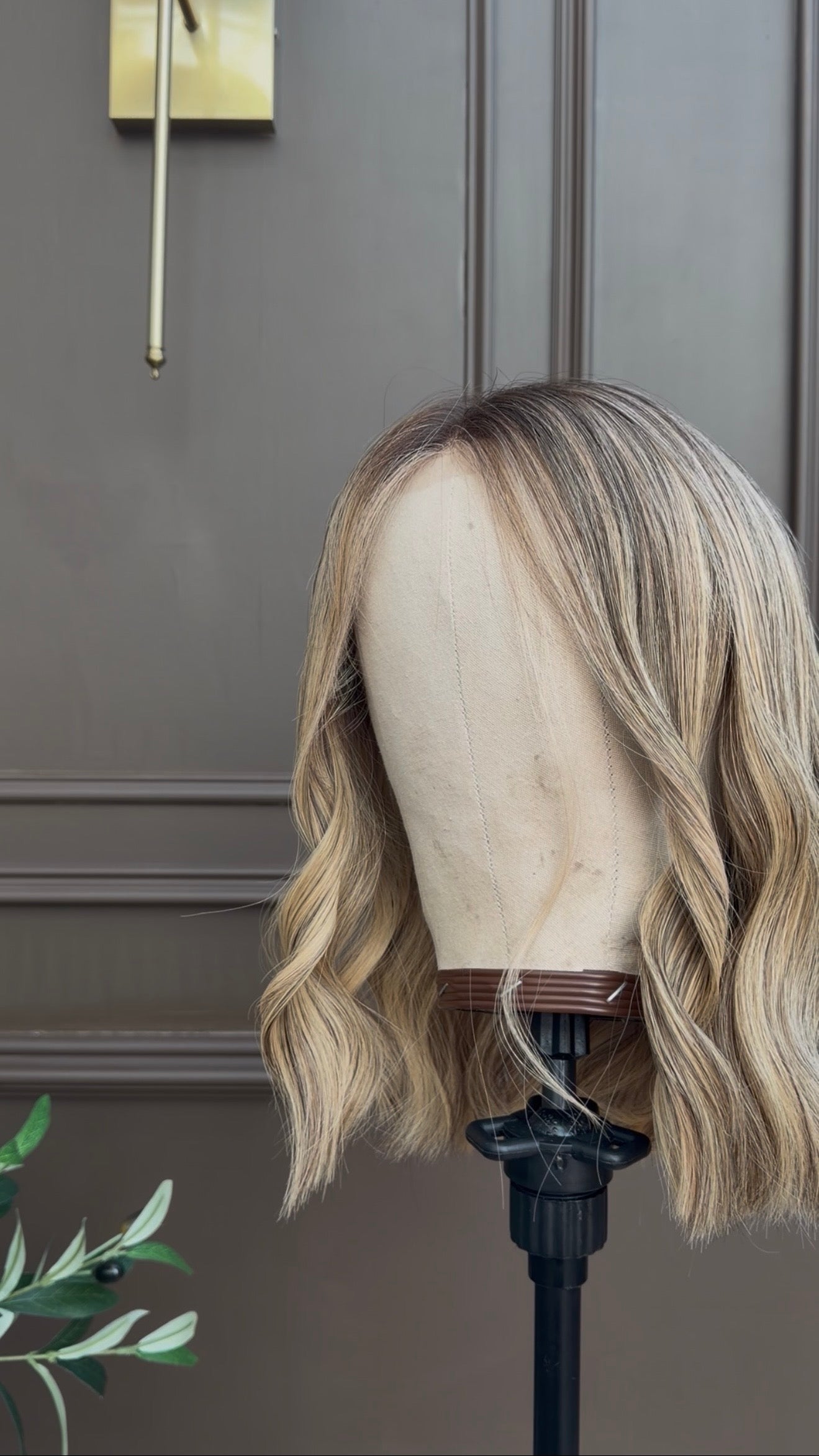 Opal – Blonde Glueless Human Hair Bob Wig (Lace Top)