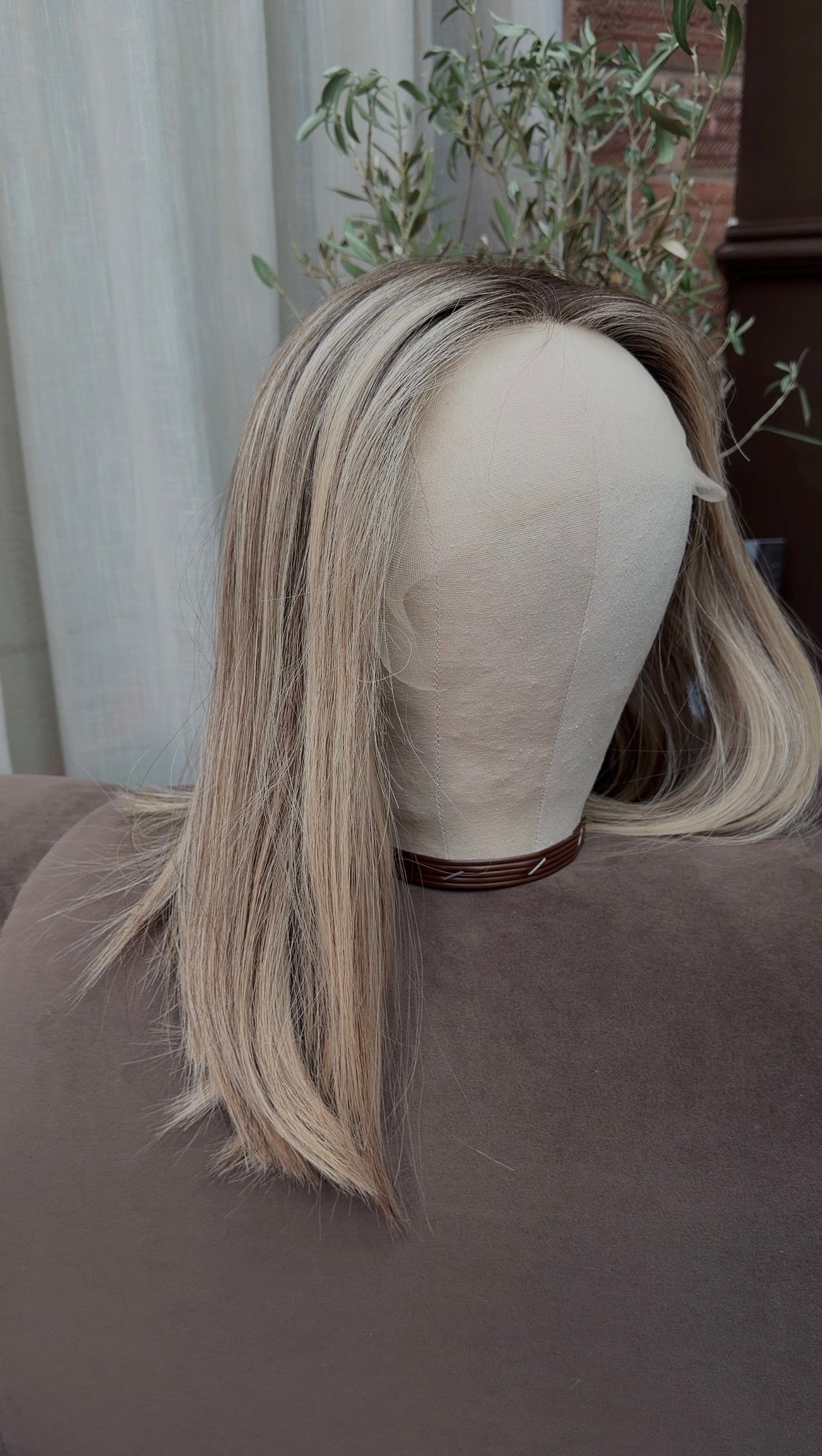 Pearl – Cool Blonde Glueless Human Hair Wig (Lace Top)