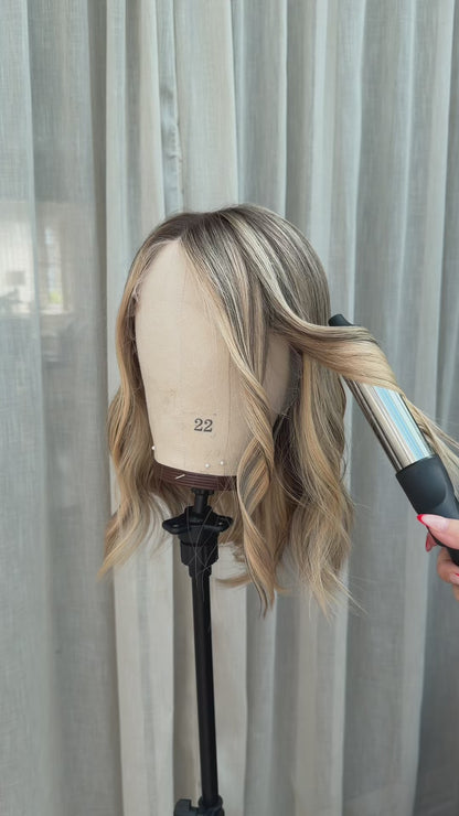 Opal – Blonde Glueless Human Hair Bob Wig (Lace Top)