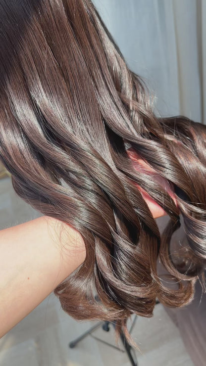 Brown Onyx – Brunette Glueless Human Hair Wig UK| (Lace Top)