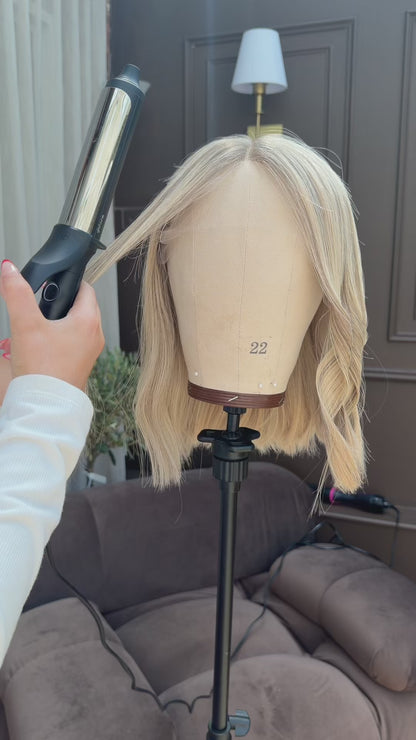 White Sapphire- Blonde Glueless Human Hair Wig UK | Lace Top Natural Wig